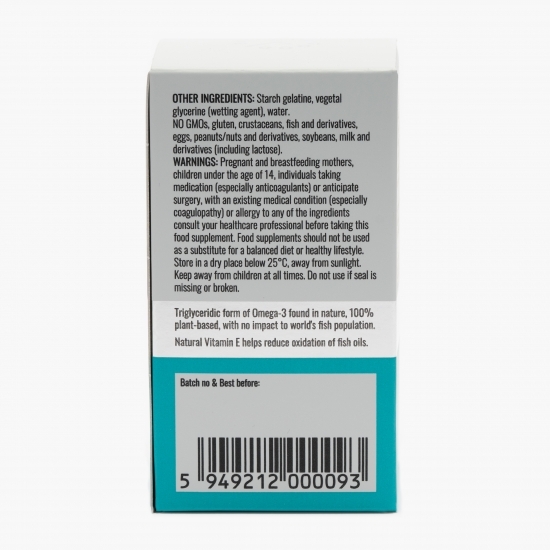 Algal Omega-3, 30 capsule
