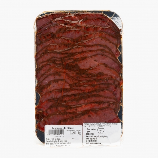 Pastramă de struț 200g