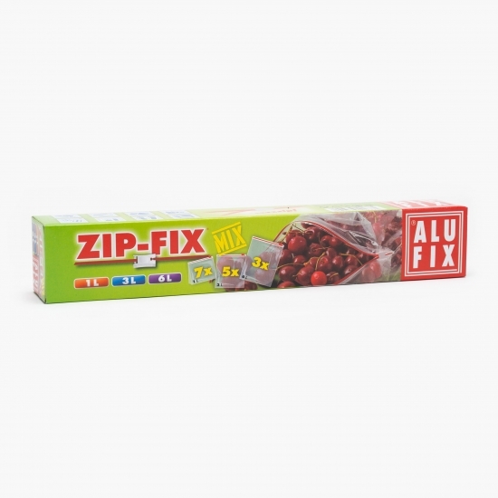 Pungi Zip-Fix mix (1l, 3l, 6l) 20 buc