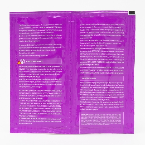 Vopsea semipermanentă pentru păr C6 șaten oriental plicuri 2x25ml