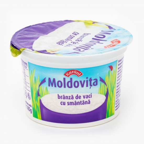 Brânză de vaci Moldovița cu smântână 185g
