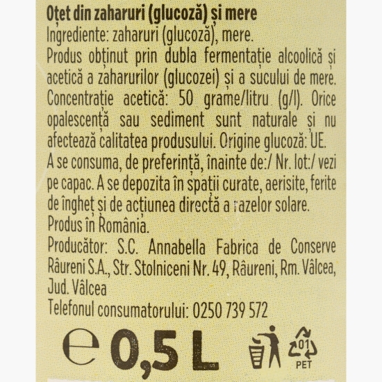 Oțet de mere 0.5l
