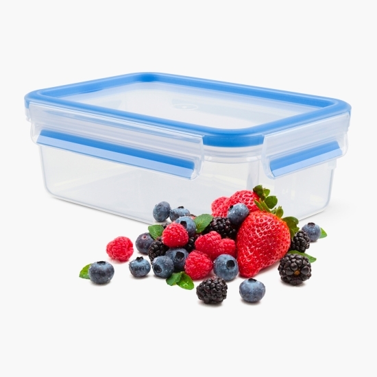 Caserolă Clip&Close, 1l, 100% etanș, compatibilă cuptor cu microunde, plastic