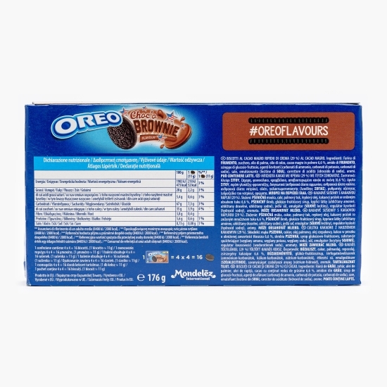 Biscuiți cu aromă Choco brownie 176g, 4 pachete