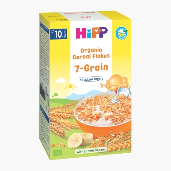 Fulgi de cereale eco 7 cereale, +10 luni, 200g