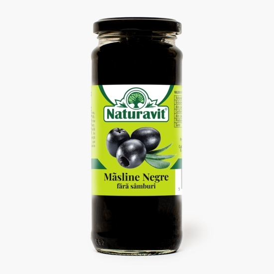 Masline negre fără sâmburi 340g