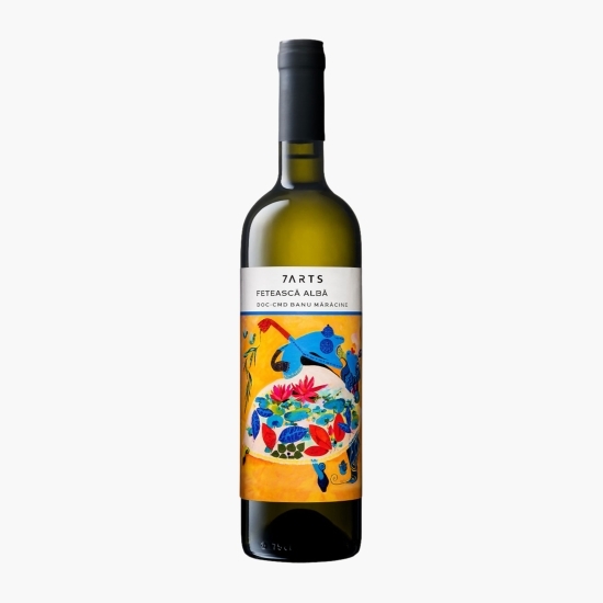 Vin alb sec Fetească Albă, 12.5%, 750ml