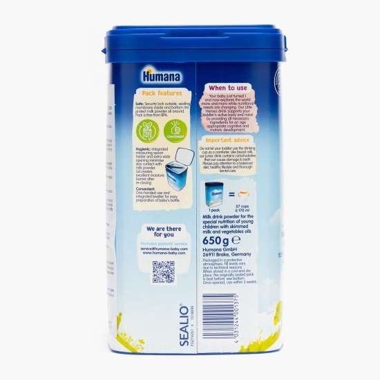 Lapte praf pentru copii de vârstă mică 3 Junior Probalance, 12+ luni, 650g