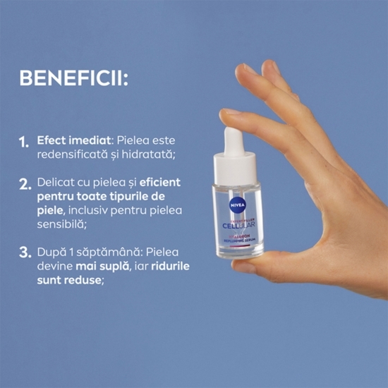Serum antirid cu acid hialuronic Cellular Expert Filler, 15ml