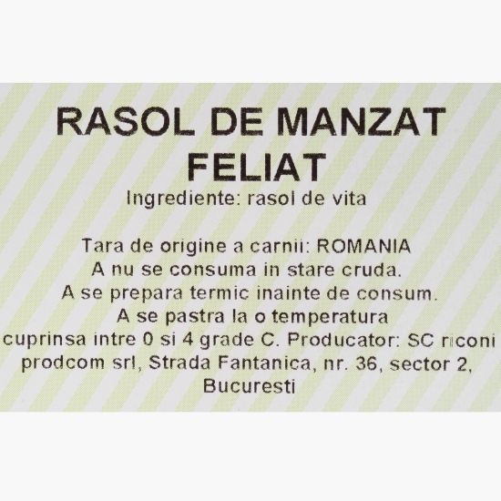 Rasol de mânzat feliat 650g