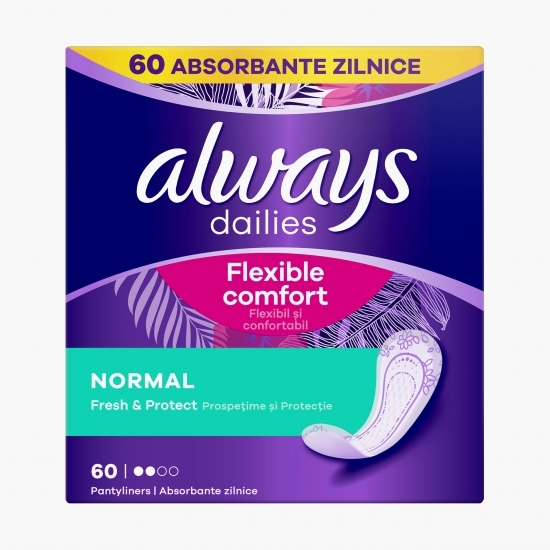 Absorbante zilnice Fresh & Protect Normal 60 buc
