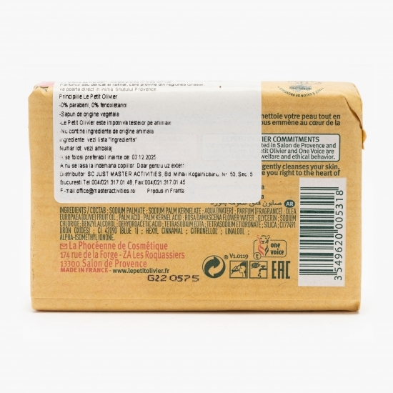 Săpun solid parfum de trandafir 100g