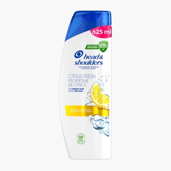 Șampon anti-mătreață Citrus Fresh pentru păr gras, 625 ml