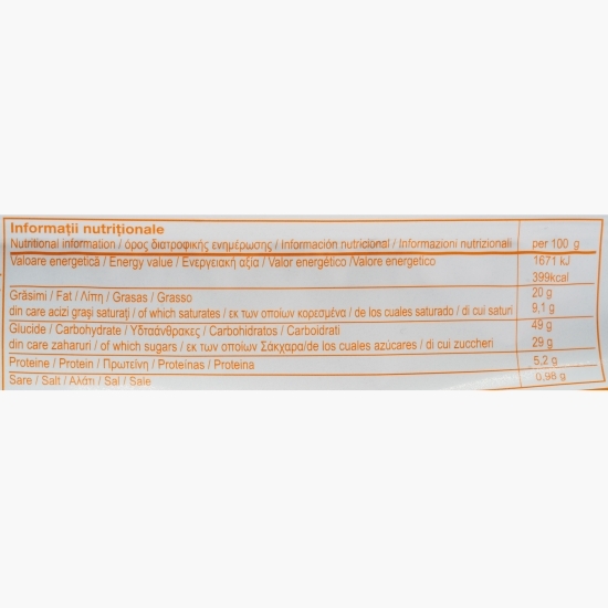Prăjitura casei cu cacao și fulgi de ciocolată 300g