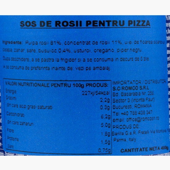 Sos de roșii pentru pizza 400g