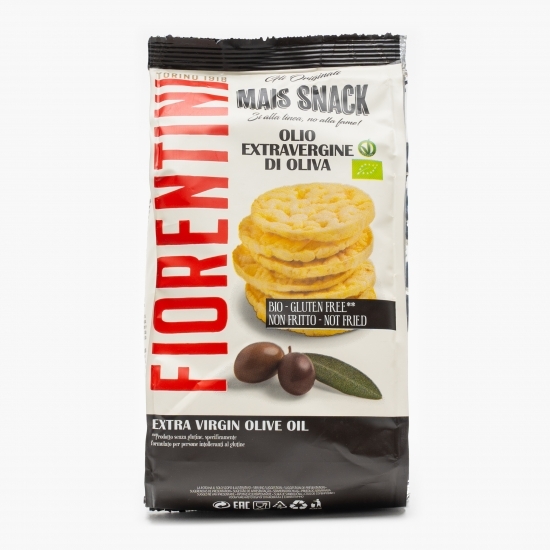 Chipsuri eco din porumb cu ulei de măsline fără gluten 50g 
