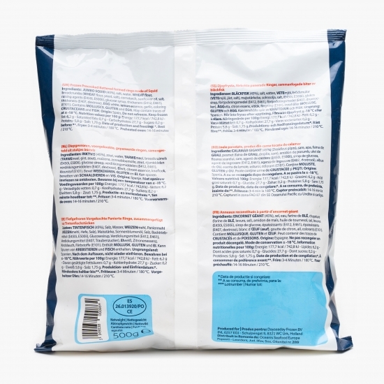Inele calamar pane 500g