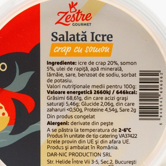 Salată de icre de crap cu somon 200g