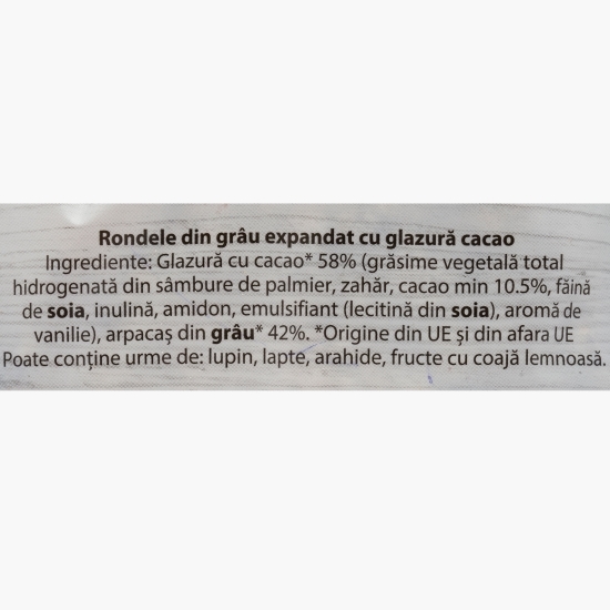 Rondele din grâu cu glazură de cacao 66g 