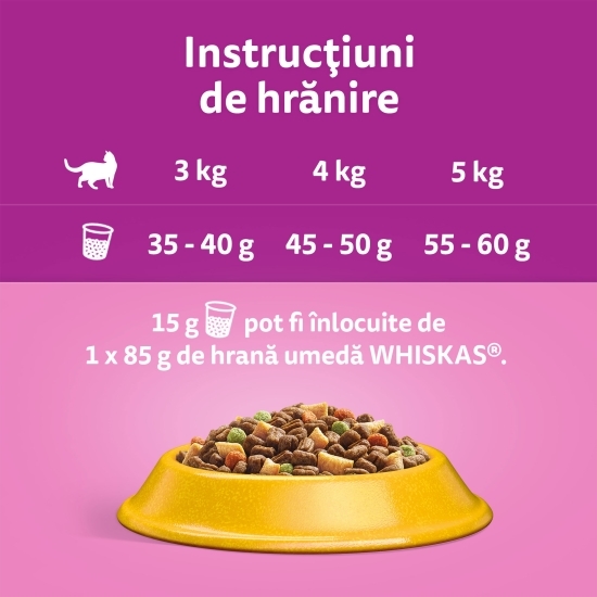 Hrană uscată pentru pisici sterilizate adulte, 14kg