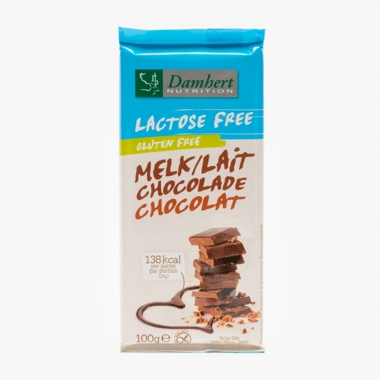 Ciocolată cu lapte fără lactoză 100g