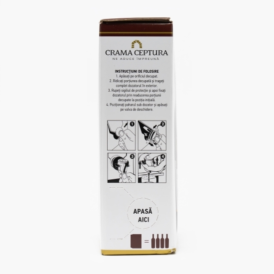 Vin roșu demisec Cervus Cabernet Sauvignon, 13.5%, bag in box 3l