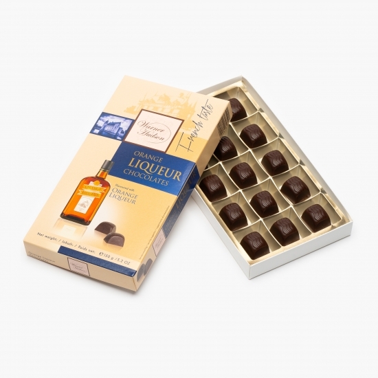 Bomboane din ciocolată umplute cu lichior de portocale 150g
