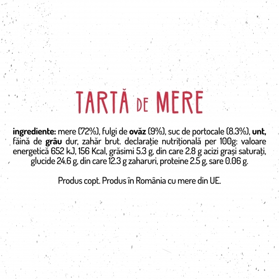 Tartă de mere 200g