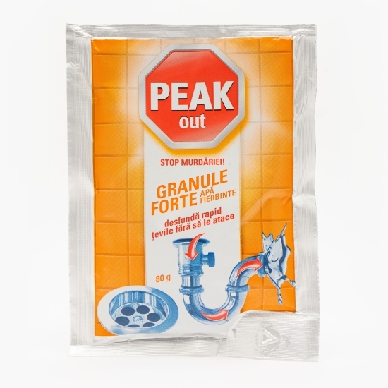 Granule Forte pentru desfundat țevi apă fierbinte 80g