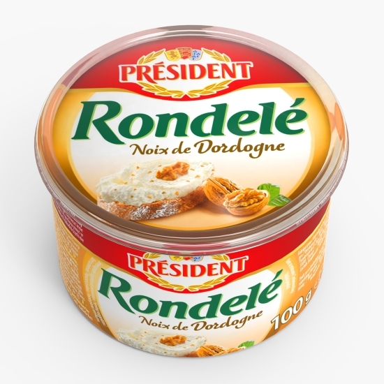 Cremă de brânză aerată Rondelé cu nuci Dordogne 100g