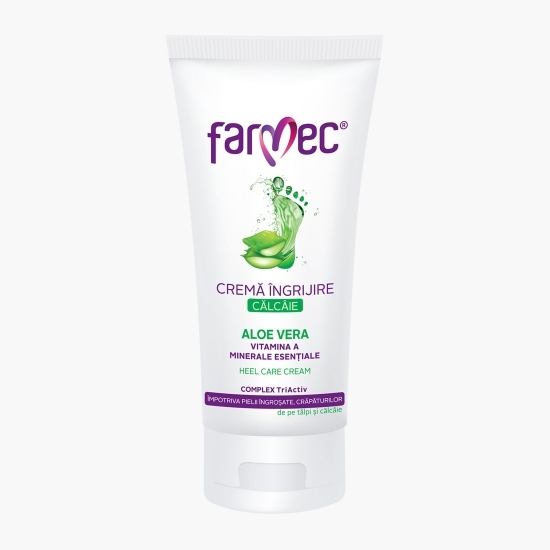Cremă îngrijire călcâie cu Aloe Vera, 100ml