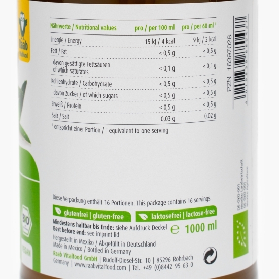 Suc de aloe vera eco 1l