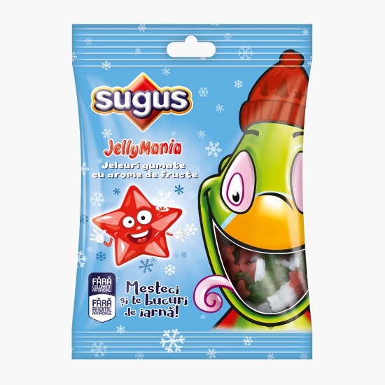 Jeleuri gumate cu aromă de fructe Jelly Mania Steluță 150g 