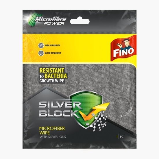 Lavetă microfibră Silver Block 1 buc