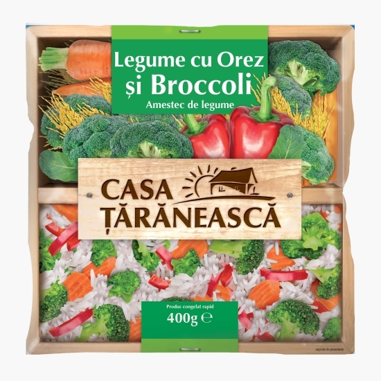 Amestec legume cu orez și broccoli 400g Prospețime și varietate