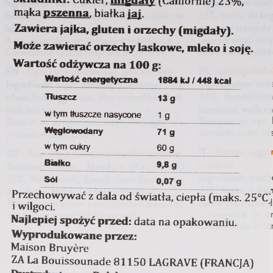 Fursec crocant migdale 50g
