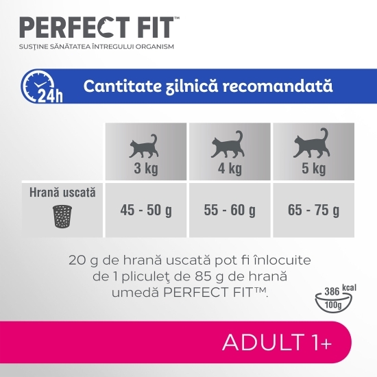 Hrană uscată pentru pisici, 750g, cu somon