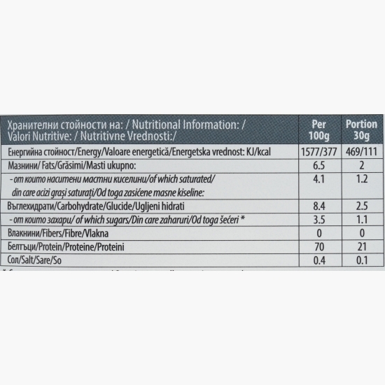 Amestec de proteine din zer cu gust de înghețată de ciocolată, fără zahăr adăugat 30g