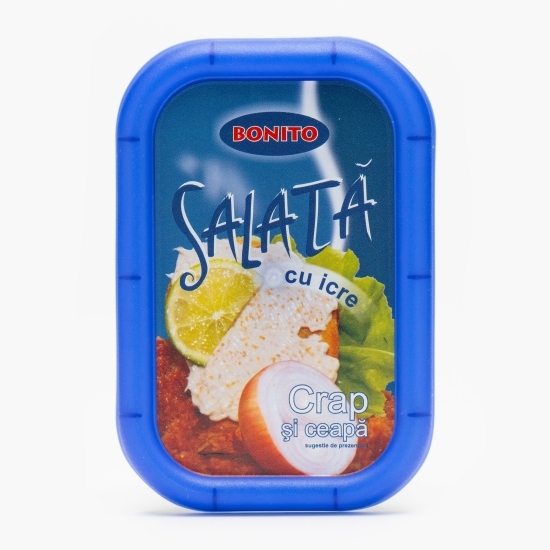 Salată cu icre de crap și ceapă 150g