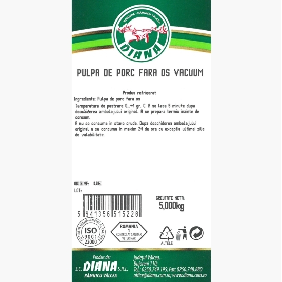 Pulpă de porc fără os 5kg