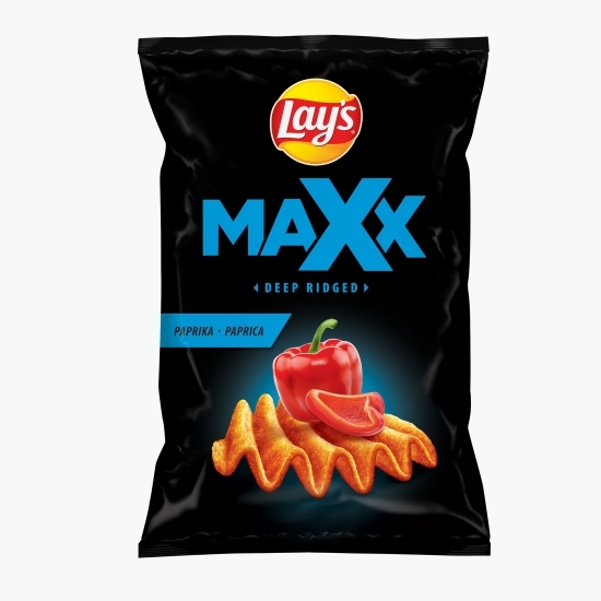 Chipsuri ondulate cu smântână și paprika, Maxx 130g