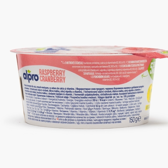 Produs fermentat din soia cu zmeură și merișoare 150g