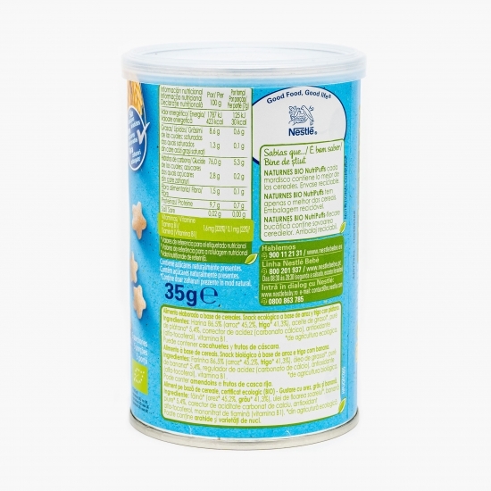 Gustare cu cereale și banană eco, +8 luni, 35g