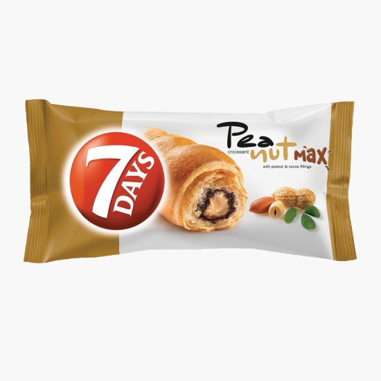 Croissant cu umplutură de arahide și cacao 80g