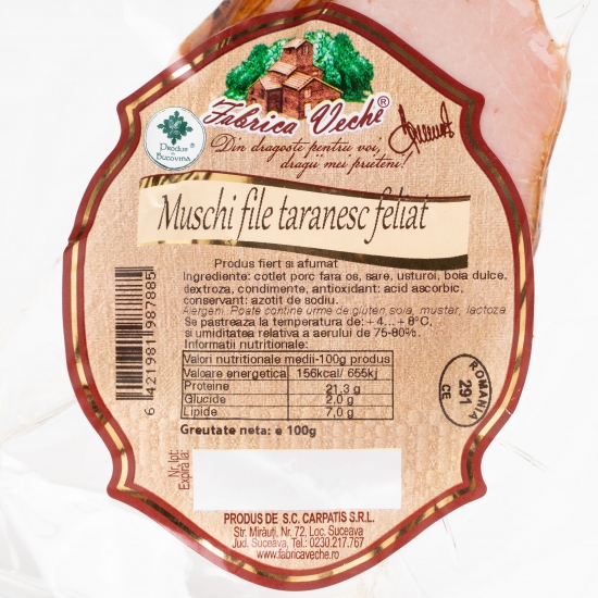 Mușchi file țărănesc feliat 100g