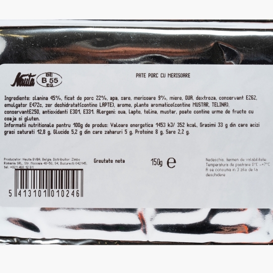 Pate de porc cu merișoare 150g