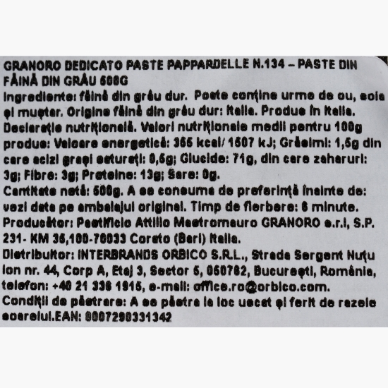 Paste Pappardelle N.122 500g