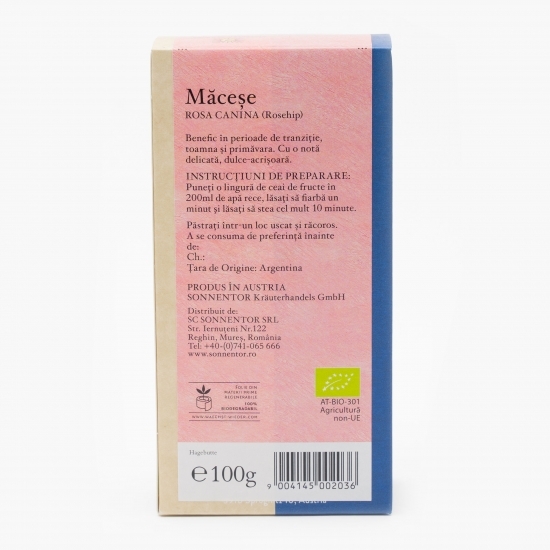 Ceai de măceșe eco 100g