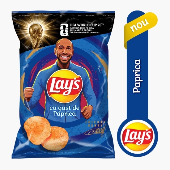 Chipsuri din cartofi cu paprika 125g