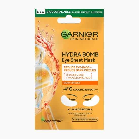 Mască șervețel pentru zona de sub ochi cu acid hialuronic 6g